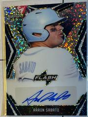 Aaron Sabato [Blue] #BA-AS1 Baseball Cards 2020 Leaf Flash Autographs Prices