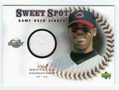 Ken Griffey Jr. #J-KG Baseball Cards 2001 Upper Deck Sweet Spot Game Jersey Prices