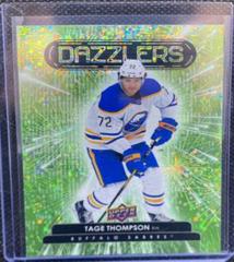 Tage Thompson [Green] Hockey Cards 2022 Upper Deck Dazzlers Prices