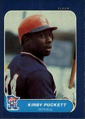 Kirby Puckett #85 Baseball Cards 1986 Fleer Mini Prices