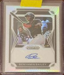 Benyamin Bailey [Gold Prizm] #1 Baseball Cards 2021 Panini Prizm Draft Picks Autographs Prices