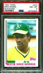 Mike Norris [Blackless] #370 Baseball Cards 1982 Topps Prices