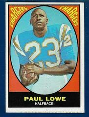 Paul Lowe #121 Football Cards 1967 Topps Prices