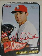 Michael Wacha [Red Ink] #MWA Baseball Cards 2014 Topps Heritage Real One Autographs Prices