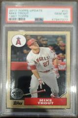 Mike Trout #10 Baseball Cards 2017 Topps Update 1987 Prices