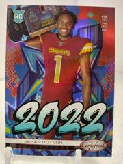Jahan Dotson [Red] #2022-12 Football Cards 2022 Panini Certified 2022 Prices