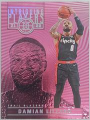Damian Lillard [Pink] Basketball Cards 2021 Panini Illusions Intriguing Players Prices