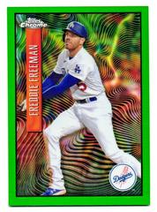 Freddie Freeman [Green] #EX-24 Baseball Cards 2022 Topps Chrome Sonic Expose Prices