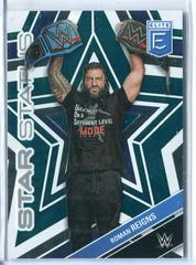 Roman Reigns [Teal] #8 Wrestling Cards 2023 Donruss Elite WWE Star Status Prices