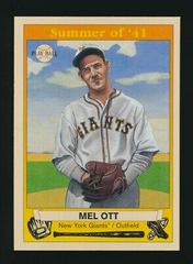 Mel Ott [Red Back] #80 Baseball Cards 2003 Upper Deck Play Ball Prices