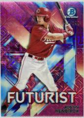 Austin Hendrick [Pink Refractor Mega Box Mojo] #FUT-AH Baseball Cards 2021 Bowman Chrome Futurist Prices