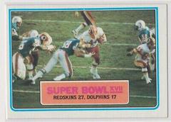 Super Bowl XVII Football Cards 1983 Topps Prices