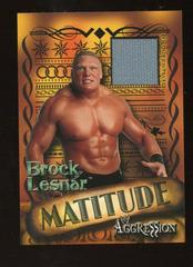 Brock Lesnar #MBL Wrestling Cards 2003 Fleer WWE Aggression Matitude Event Used Prices