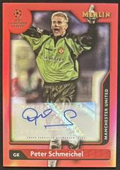 Peter Schmeichel [Red] #A-PS Soccer Cards 2021 Topps Merlin Chrome UEFA Autographs Prices