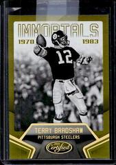 Terry Bradshaw [Mirror Gold] #109 Football Cards 2016 Panini Certified Prices