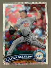 Clayton Kershaw [Xfractor] #107 Baseball Cards 2011 Topps Chrome Prices