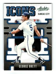 George Brett [Green] #I-14 Baseball Cards 2021 Panini Absolute Icons Prices