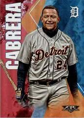 Miguel Cabrera [Onyx] #129 Baseball Cards 2019 Topps Fire Prices