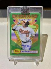 Manny Machado [Autograph] #MM Baseball Cards 2018 Topps Clearly Authentic Prices