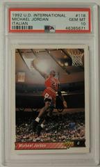 Michael Jordan [Italian] Basketball Cards 1992 Upper Deck International Prices