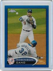 Robinson Cano [Blue Refractor] #143 Baseball Cards 2012 Topps Chrome Prices