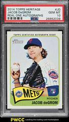 Jacob DeGrom #JD Baseball Cards 2014 Topps Heritage Real One Autographs Prices