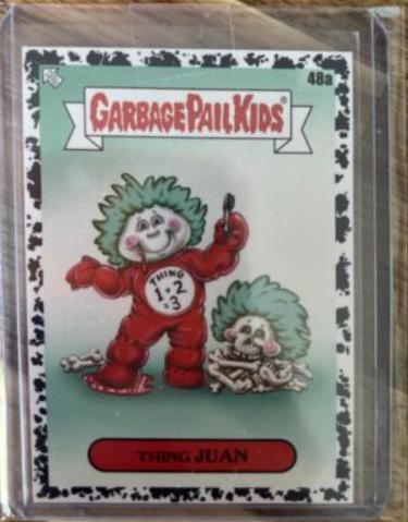 Thing Juan [Black] #48a Prices | Garbage Pail Kids Book Worms | Garbage ...