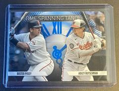Adley Rutschman, Buster Posey [Blue] Baseball Cards 2023 Topps Update Time Spanning Tandems Prices