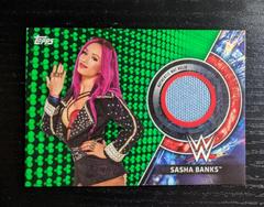Sasha Banks [Green] #MR-SB Wrestling Cards 2018 Topps WWE Women's Division Mat Relics Prices