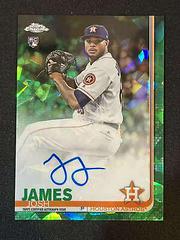 Josh James [Green Refractor] Baseball Cards 2019 Topps Chrome Sapphire Rookie Autographs Prices