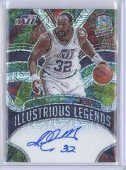 Karl Malone [Meta] #ILS-KAR Basketball Cards 2021 Panini Spectra Illustrious Legends Signatures Prices