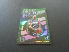 Jarrett Culver [Green Flood] Basketball Cards 2019 Panini Donruss Great X-Pectations Prices