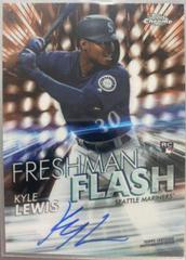 Kyle Lewis [Orange Refractor] #FFA-KL Baseball Cards 2020 Topps Chrome Freshman Flash Autographs Prices