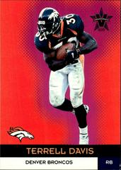Terrell Davis [Premiere Date] Football Cards 2000 Pacific Vanguard Prices