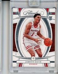 Johnny Davis #12 Basketball Cards 2022 Panini Flawless Collegiate Prices
