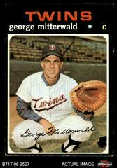 George Mitterwald #189 Baseball Cards 1971 Topps Prices