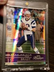 Tom Brady [Xtra Points Purple] #95 Football Cards 2006 Playoff Prestige Prices