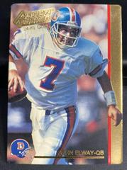 John Elway [Mint 24KT Gold] Football Cards 1992 Action Packed Prices