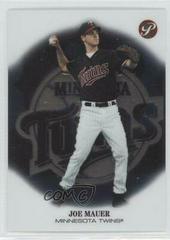 Joe Mauer #151 Baseball Cards 2002 Topps Pristine Prices