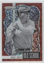 Babe Ruth [Red Donut Circles Prizm] Baseball Cards 2021 Panini Prizm Old School Prices