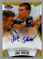Jake Shields [Gold] Ufc Cards 2012 Finest UFC Autographs Prices