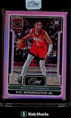 TyTy Washington Jr. [FOTL Pink] #106 Basketball Cards 2022 Panini One and One Prices