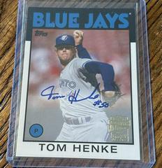 Tom Henke Baseball Cards 2020 Topps Archives Fan Favorites Autographs Prices