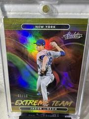 Jacob deGrom [Holo Gold] #ET-10 Baseball Cards 2022 Panini Absolute Extreme Team Prices