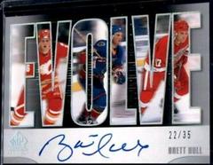 Brett Hull [Silver Spectrum Autograph ] Hockey Cards 2020 SP Signature Edition Legends Evolve Prices