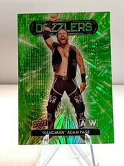 Hangman Adam Page [Green Pyro] #21 Wrestling Cards 2023 Upper Deck AEW Prices