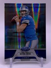 Matthew Stafford [Mirror Blue] Football Cards 2011 Panini Certified Prices