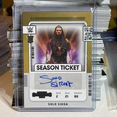 Solo Sikoa #RS-SSK Wrestling Cards 2022 Panini Chronicles WWE Contenders Rookie Season Ticket Autograph Prices
