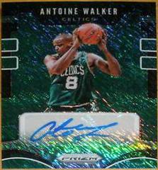 Antoine Walker [Green Shimmer] Basketball Cards 2019 Panini Prizm Signatures Prices