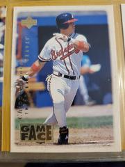 Chipper Jones #GF7 Baseball Cards 1996 Upper Deck Game Face Prices